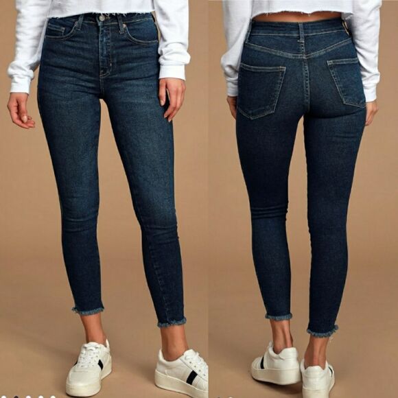 NWT Free Peopleraw high rise jegging